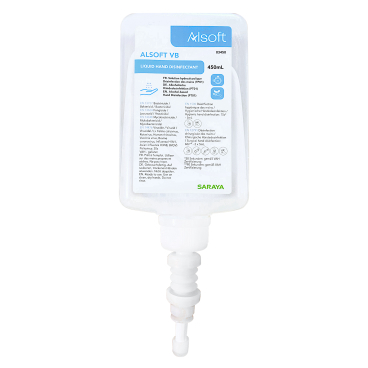 SARAYA Händedesinfektion Alsoft VB, viruzid 450 ml - Flasche - Bild-Darstellung des Produktes 1