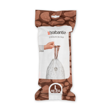 Brabantia (L) Müllbeutel PerfectFit, 40-45 Liter 1 Karton = 12 Packungen à 20 Stück - Bild-Darstellung des Produktes 1