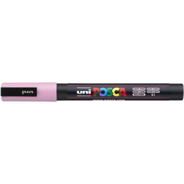 Faber-Castell Acrylmarker UNI POSCA PC-3M, fein 1 Stück, Farbe: hellrosa - Bild-Darstellung des Produktes 1