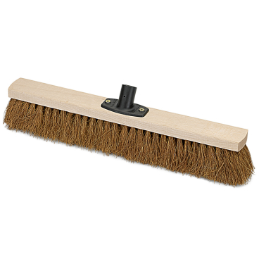 Saalbesen Naturkokos mit Power Stick Halter 1 Stück - Breite: 60 cm, für Stiele mit 24-26mm Durchmesser - Bild-Darstellung des Produktes 1