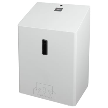 SanTRAL® Plus ACU 1 Papierhandtuchspender, Edelstahl Farbe: verkehrsweiß, P - Bild-Darstellung des Produktes 1