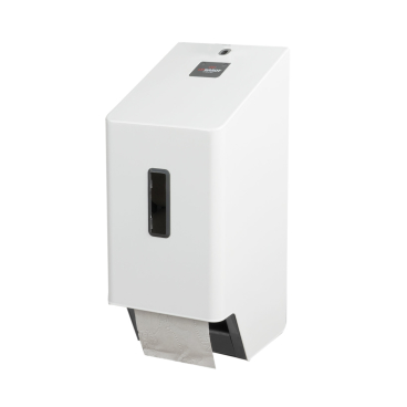 SanTRAL® Plus TTU 2 Toilettenpapierspender, Edelstahl Farbe: verkehrsweiß, P - Bild-Darstellung des Produktes 1