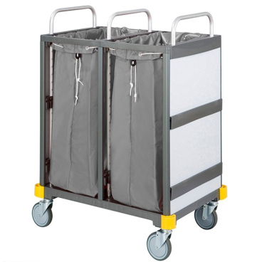 VERMOP Equipe Wäschetransportwagen 2 x 120 l Maße: 83 x 57 x 111 cm - Bild-Darstellung des Produktes 1