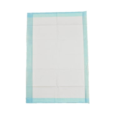 ABENA® Bettschutzunterlage Abri-Cell, 8-lagig, 17g, hellblau 1 Karton = 12 Packungen à 25 Stück, 60 x 40 cm, 450 ml Saugstärke - Bild-Darstellung des Produktes 1