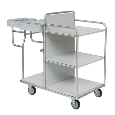 novocal Stationswagen SW 500 inkl. Frischwäscheablagen integrierter Dreifach-Sammler - Bild-Darstellung des Produktes 1