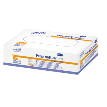 Peha-soft® syntex powderfree Einmalhandschuhe, Vinyl, puderfrei Größe L, groß - Bild-Darstellung des Produktes 1