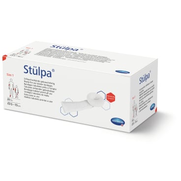 Stülpa® Finger-Schlauchverband 2,5 cm Breit Größe 1, steril 1 Karton = 400 Stück, einzeln verpackt - Bild-Darstellung des Produktes 1