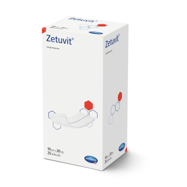 Zetuvit® Saugkompresse hydrophil 10 x 20 cm, steril 1 Packung = 25 Stück, einzeln verpackt - Bild-Darstellung des Produktes 1