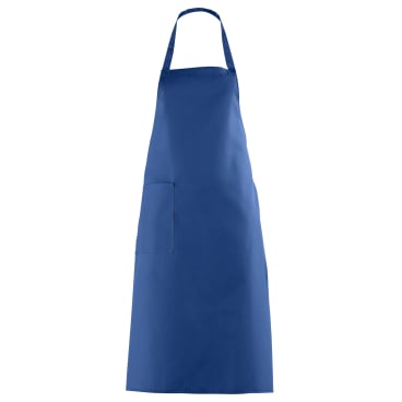 Leiber Latzschürze, ca. 100 cm lang, mit Tasche Farbe: königsblau - Bild-Darstellung des Produktes 1