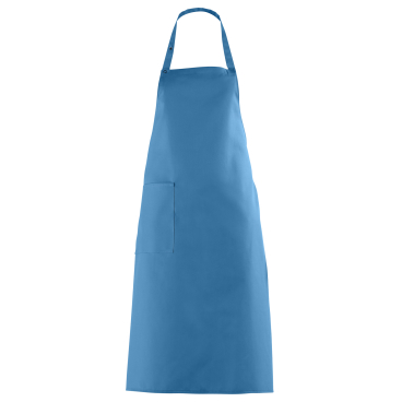 Leiber Latzschürze, ca. 100 cm lang, mit Tasche Farbe: türkis - Bild-Darstellung des Produktes 1