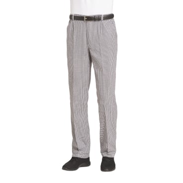 Leiber Kochhose, mit Dehnzone, unisex, schwarz/weiß Größe: 42 - Bild-Darstellung des Produktes 1