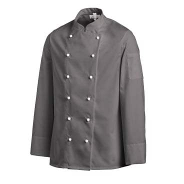Leiber Kochjacke, langarm, unisex, grau Größe: 42 - Bild-Darstellung des Produktes 1