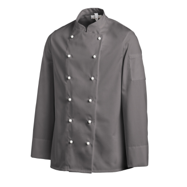Leiber Kochjacke, langarm, unisex, grau Größe: 62 - Bild-Darstellung des Produktes 1