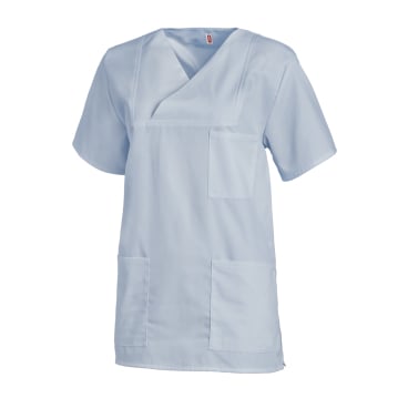 Leiber Schlupfkasack, kurzarm, unisex, hellblau Größe: 00 (Damen 30/32 = XS, Herren 36/38) - Bild-Darstellung des Produktes 1