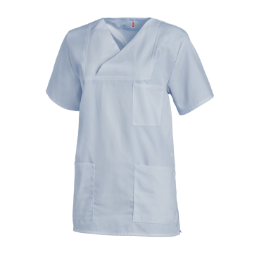 Leiber Schlupfkasack, kurzarm, unisex, hellblau Größe: 0 (Damen 34/36 = S, Herren 40/42 = XS) - Bild-Darstellung des Produktes 1