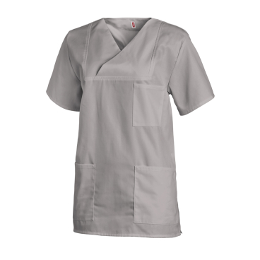 Leiber Schlupfkasack, kurzarm, unisex, hellgrau Größe: 00 (Damen 30/32 = XS, Herren 36/38) - Bild-Darstellung des Produktes 1