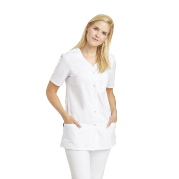 Leiber Kasack, kurzarm, Damen, weiß Größe: 38 - Bild-Darstellung des Produktes 1