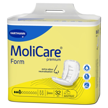 MoliCare® Premium Form Inkontinenzvorlage, 3 Tropfen 1 Packung - 32 Stück - Bild-Darstellung des Produktes 1