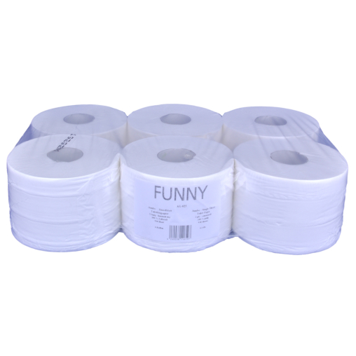 Jumbo-Einzelblatt Toilettenpapier, 2-lagig