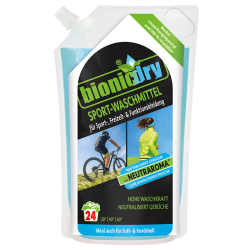 Erdal-Rex GmbH BIONICDRY Sportwaschmittel , Flüssigwaschmittel für Sport-, Freizeit- und Funktionskleidung, 960 ml - Beutel 1506