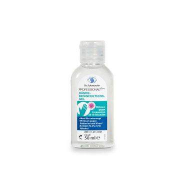 Dr. Schumacher PROFESSIONAL@home Händedesinfektionsgel 50 ml - Flasche mit Klappverschluss - Bild-Darstellung des Produktes 1