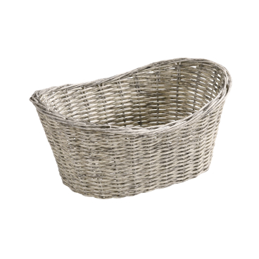 Kesper Brot- und Obstkorb, geflochten, 28 x 21 x 13 cm Farbe: grau - Bild-Darstellung des Produktes 1
