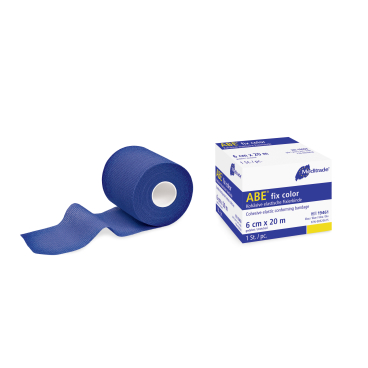Meditrade ABE® fix Color Fixierbinden 1 Packung = 1 Stück, Größe: 6 cm x 20 m, blau - Bild-Darstellung des Produktes 1