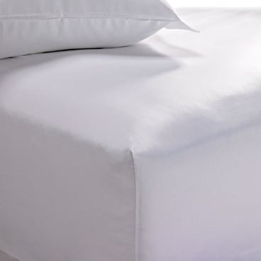 Linco Jersey Baumwoll Spannbettlaken PU-beschichtet, weiß 1 Karton = 20 Laken, 90 x 200 + 27 cm - Bild-Darstellung des Produktes 1
