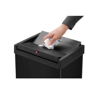 Hailo Big Box Swing XL Großraummüllbox, 52 Liter Farbe: schwarz  