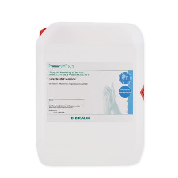 B. Braun Promanum® pure Händedesinfektionsmittel 5 l - Kanister - Bild-Darstellung des Produktes 1