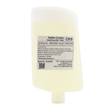 Seifencreme CBS BestPower500 Mild, 1 x 500 ml - Flasche - Bild-Darstellung des Produktes 1