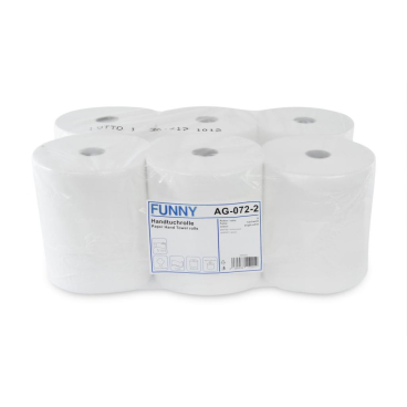 Rollenhandtuchpapier, 2-lagig 1 Karton = 6 Rollen à 130 Meter in hochweiß - Bild-Darstellung des Produktes 1