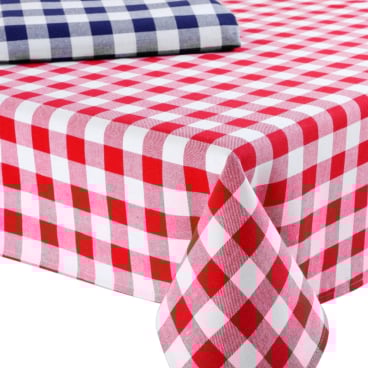 Linco ZÜCHEN Tischdecke Baumwolle, rot und weiß kariert 1 Karton = 60 Stück, 40 x 130 cm - Bild-Darstellung des Produktes 1