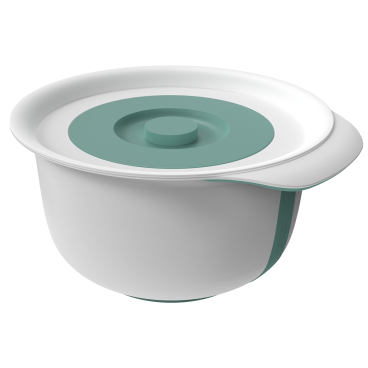 Rotho FRESH Rührschüssel 1,2 + 4 Liter, 4-teilig 1 Set, mistletoe green - Bild-Darstellung des Produktes 1