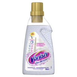 Reckitt Benckiser Deutschland GmbH Vanish Oxi Action Powerweiß Fleckenentferner Gold Gel, Fleckenlöser gegen hartnäckige und eingetrocknete Flecken, 0,75 Liter - Flasche