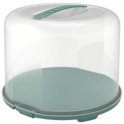 Rotho Kunststoff AG Rotho FRESH Tortenglocke XL, 26 cm Höhe, Kuchenglocke ideal zum sicheren Transport geeignet, Farbe: mistletoe green 1046105092