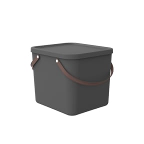 Rotho ALBULA Aufbewahrungsbox, 40 Liter Farbe: anthrazit kaufen