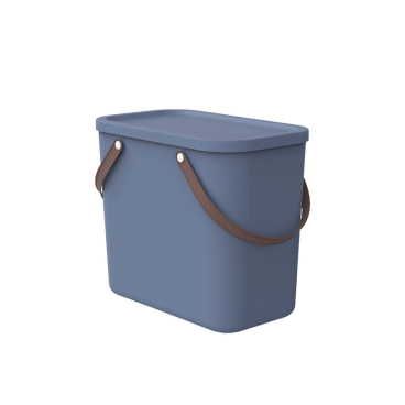Rotho ALBULA Aufbewahrungsbox, 25 Liter Farbe: horizon blue - Bild-Darstellung des Produktes 1