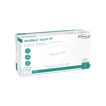MaiMed® MyClean touch PF Einmalhandschuhe 1 Packung = 100 Stück, Größe L - Bild-Darstellung des Produktes 1