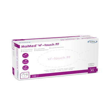 MaiMed® MyClean vi-touch Einmalhandschuhe 1 Box = 100 Stück, Größe XS - Bild-Darstellung des Produktes 1