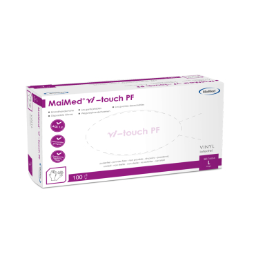 MaiMed® MyClean vi-touch Einmalhandschuhe 1 Box = 100 Stück, Größe L - Bild-Darstellung des Produktes 1