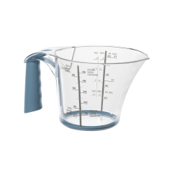 Rotho Kunststoff AG Rotho LOFT Messbecher, 600 ml, Behälter aus hochwertigem, schadstofffreiem Kunststoff, Farbe: horizon blue 1111606161