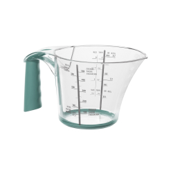 Rotho Kunststoff AG Rotho LOFT Messbecher, 600 ml, Behälter aus hochwertigem, schadstofffreiem Kunststoff, Farbe: mistletoe green 1111605092