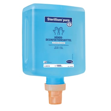Bode Sterillium® pure Händedesinfektion 1000 ml - CleanSafe Flasche, mit vormontierter Dosierpumpe - Bild-Darstellung des Produktes 1
