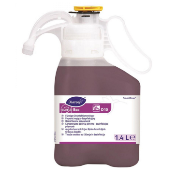 Suma Bac D10 Desinfektionsreiniger 1,4 Liter - Flasche, SmartDose-System - Bild-Darstellung des Produktes 1