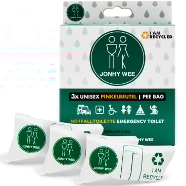 Jonhy Wee Reisetoilette 600 ml, Unisex 1 Packung = 3 Stück - Bild-Darstellung des Produktes 1