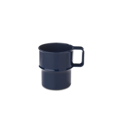 Mepal Henkelbecher Basic 314 Campinggeschirr, 280 ml – Farbe: ocean blue