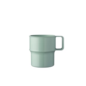 Mepal Henkelbecher Basic 314 Campinggeschirr, 280 ml – Farbe: retro green