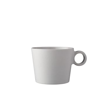 Mepal Bloom Cappuccinotasse Outdoor Geschirr Melamin, 375 ml Farbe: pebble white - Bild-Darstellung des Produktes 1