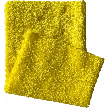 Arcora Microfasertuch ECO-LINE 2in1, fusselfrei 1 Packung = 20 Stück, 30 x 30 cm, gelb - Bild-Darstellung des Produktes 1